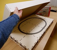 I-Track HCT9810S - START bord 90x60x10 cm GEMONTEERD met deksel-2