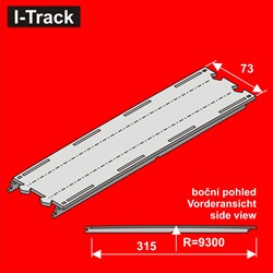 I-Track HCT9973D - N Uitgangssegment 2-spoorbreedte 73 mm 1st