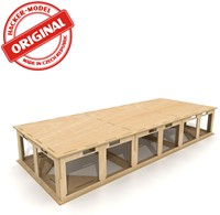 I-Track HCT9801P - Bodemplaat voor modelspoorbaan 100x40x16 cm