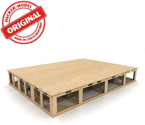 I-Track HCT9801A - Bodemplaat voor modelspoorbaan 120x90x16 cm