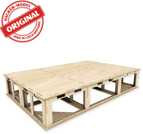 I-Track HCT9801D - Bodemplaat voor modelspoorbaan 90x60x16 cm