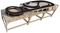 I-Track HCT9403111M - Märklin C-Rails H0 310x110cm Complete Railset