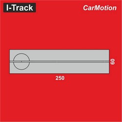 I-Track HCT9406D -  Wegbedding recht element 6 x 25 cm voor CM
