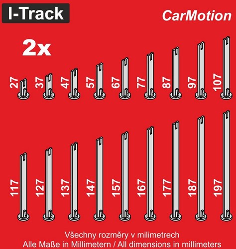 I-Track HCT9452-20 - Montagesteunen nr. 1–18 voor CarMotion, 18+18 stuks.-2