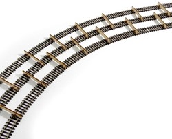 I-Track HCT95720H43 - 43 mm hoge afstandhouders voor parallelle sporen, 12 stuks, TT-spoorbreedte