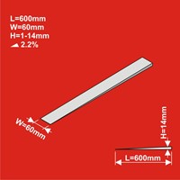 I-Track HCT9605 - H0 Helling H0 600x60 Hoogte 1- 14mm=2,2% 8 delen-2