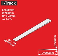 I-Track HCT9607 - H0 helling 600x60 Hoogte 1-22mm = 3,7% 6 stuks-2