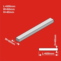 I-Track HCT9617 - H0 Spoorwegdijk 600x60x hoogte 40 mm-2