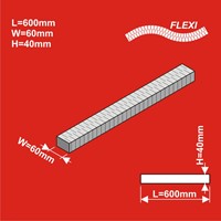 I-Track HCT9617F - H0 Spoorwegdijk 600x60x hoogte 40 mm FLEXI-3