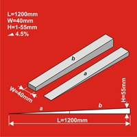 I-Track HCT9750 - Helling TT 1200x40 Hoogte 1 - 55 mm-2