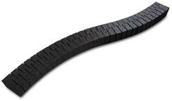 I-Track HCT9786F - TT spoordijk FLEXI 600x40x hoogte 22 mm, 6 stuks.