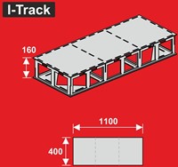 I-Track HCT9802B - Bodemplaat voor modelspoorbaan 110x40x16 cm-2