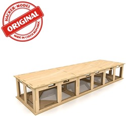 I-Track HCT9802G - Bodemplaat voor modelspoorbaan 110 x 30 x 16 cm