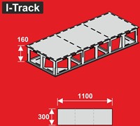 I-Track HCT9802G - Bodemplaat voor modelspoorbaan 110 x 30 x 16 cm-2