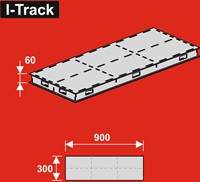 I-Track HCT9820L-RTI - Grondplaat 6 - 90x30x6 cm GEMONTEERD-2