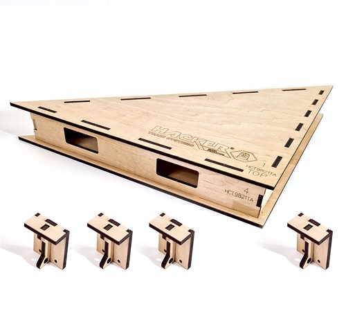 I-Track HCT9821TD-RTI - Grondplaat T6 driehoek 50x50x6 cm GEMONTEERD