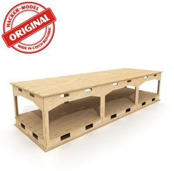 I-Track HCT9840H-RTI -  Bodemplaat met schaduwdoos, 110x30x26 cm, aan elkaar gelijmd