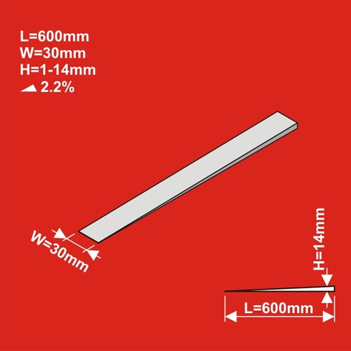I-Track HCT9908 - Helling N 600x30 Hoogte 1 - 14 mm. 8 stuks-2