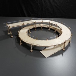 I-Track MC24130DR5 - Märklin C-Rails H0 Rondela R1/R2, 540° 1,5 Basiscirkelset