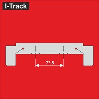 I-Track MC24130R - Märklin K+C-Rails H0 Afstandhouders Rondela H 77,5 mm, 12 stuks, H0