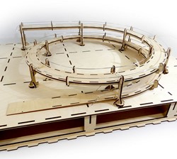 I-Track MC24130R5 - Märklin C-Rails H0 Rondela basiscirkel R1, 540° enkelbaansweg