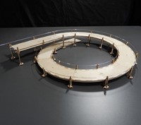 I-Track MC24330DR3 - Märklin C-Rails H0 Rondela R3/R4 360°, complete set