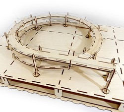 I-Track MC24430R5 - Märklin C-Rails H0 Rondela basiscirkel R4, 540° enkelbaansweg