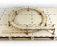 I-Track MC24440R3 - Märklin C-Rails H0 Rondela basiscirkel R5, 360° enkelbaansweg