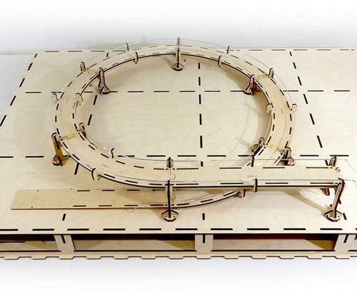 I-Track MC24440R3 - Märklin C-Rails H0 Rondela basiscirkel R5, 360° enkelbaansweg