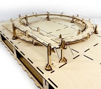 I-Track MC24440R3 - Märklin C-Rails H0 Rondela basiscirkel R5, 360° enkelbaansweg-2