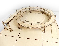 I-Track MC24440R5 - Märklin C-Rails H0 Rondela basiscirkel R5, 540°, enkelbaansweg